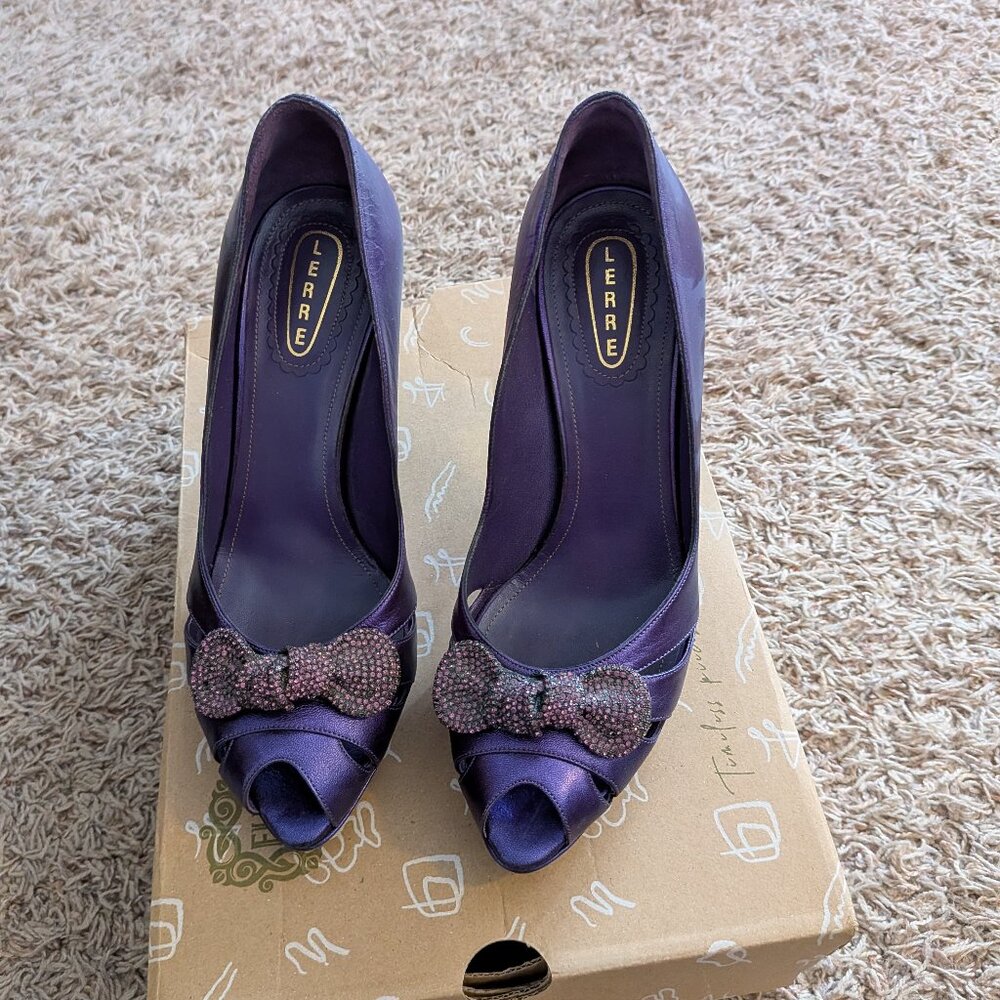 Lerre open toe pumps